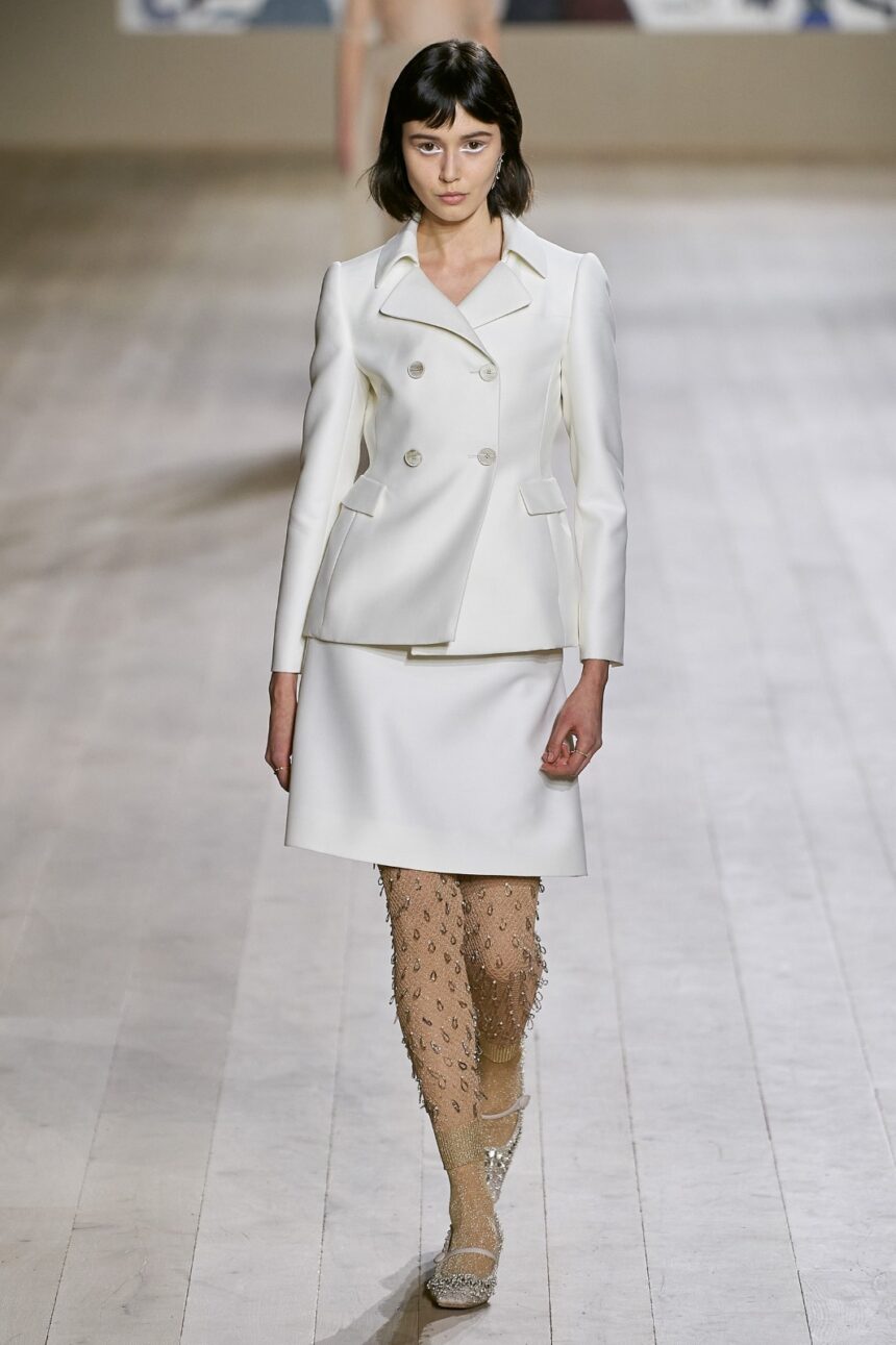 Dior Couture 2022: The Ivory Bar Suit