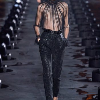 See-Through Blouse, Smoking And Hippie Spirit For Saint Laurent’s Spring/Summer 2020