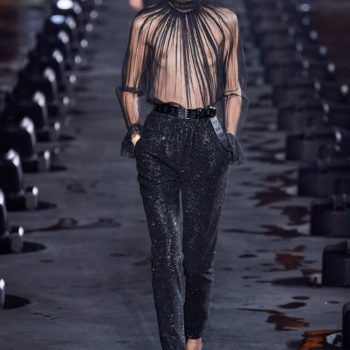 The See-Through Blouse, Tuxedo And Hippie Spirit For Spring/Summer 2020 From Saint Laurent