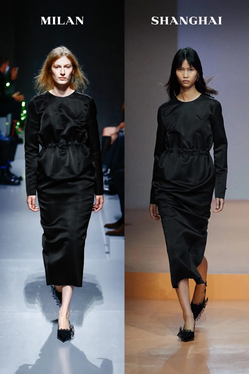 Minimalisme Prada: Elégance Déconstruite pour le PE 22