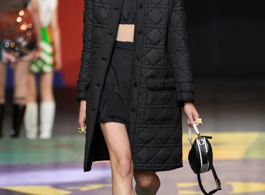 Dior Caning, Knot and Bar Cut: These house codes in 60’s fashion for SS 2022
