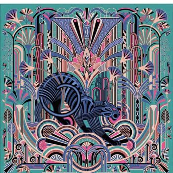 Cartier – Carré 90 Panthère Art Déco