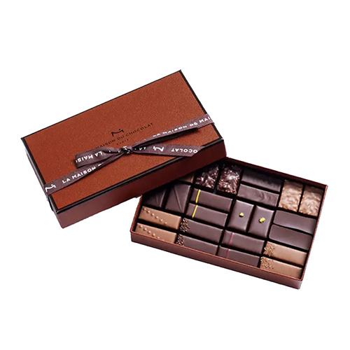 La Maison du Chocolat : Coffret Maison Noir et Lait 24 chocolats