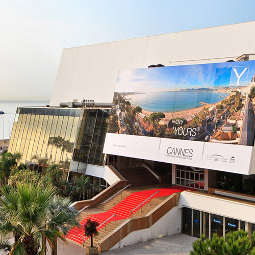 The Palais des Festivals and des Congrès de Cannes