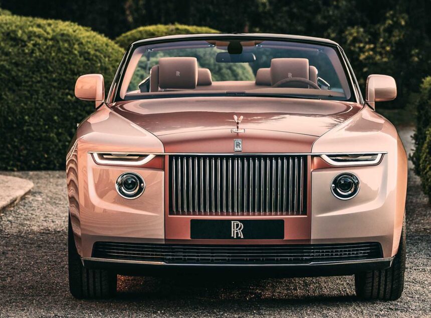 rolls-royce-boat-tail-bronze-rose The Second Rolls-Royce Boat Tail marks the spirits In Italy