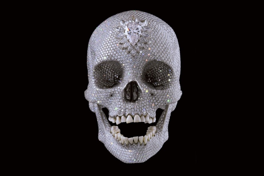 Le Crâne diamants de Damien Hirst