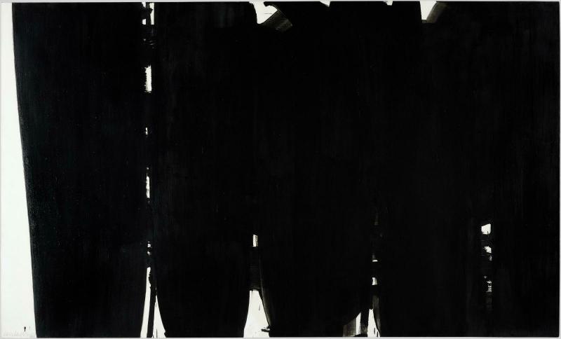 Noir Soulages pierre