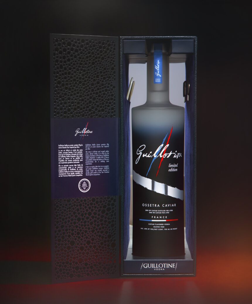 Guillotine Vodka Au Caviar Ossetra : Cadeau Luxe A Souhait