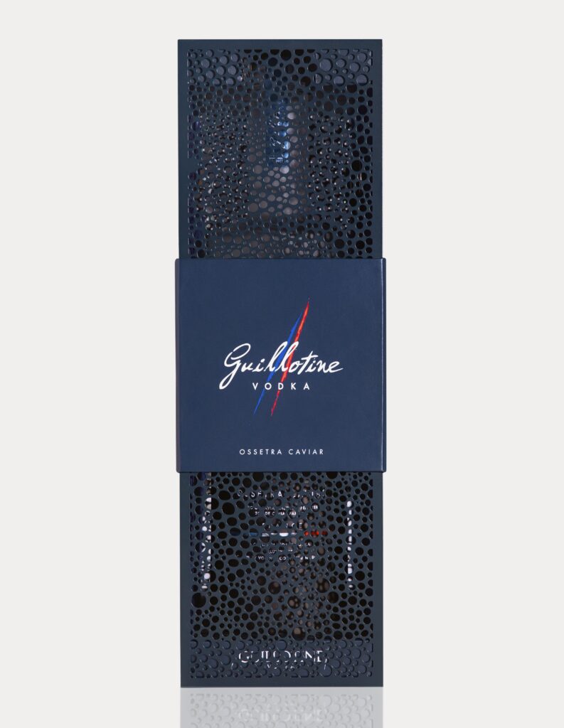 Guillotine Vodka caviar 