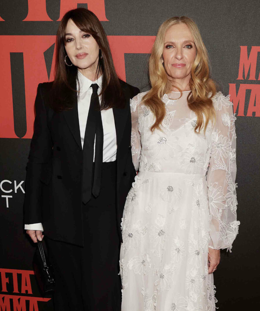 Monica Bellucci En Valentino Lors De La Projection De Mafia Mamma