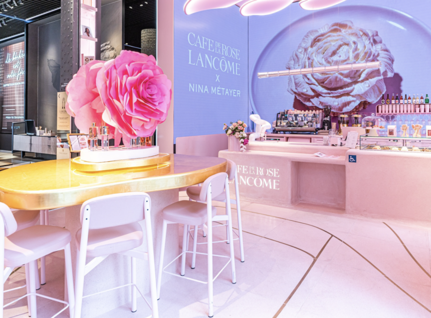 Café de la Rose Lancôme par Nina Métayer