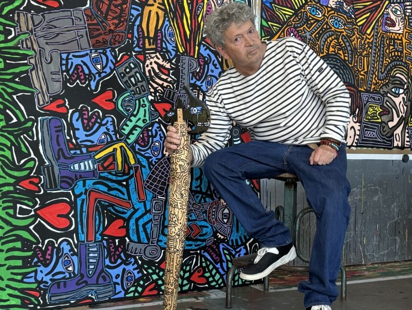 W.A.R. de Robert Combas A La Galerie Strouke
