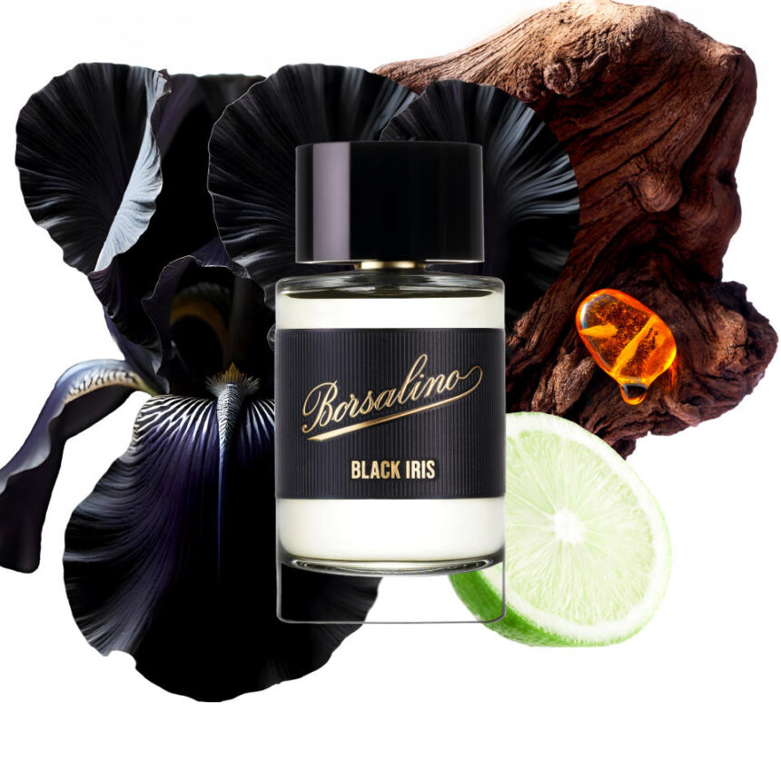 Parfum Borsalino Black Iris, une Essence de Luxe et d’Héritage