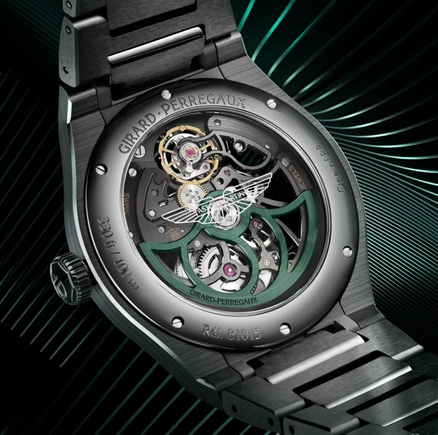 166d4aa5e37ccebf5c9f8f0e3dbd796a Montre Laureato Skeleton Aston Martin Edition Girard‑Perregaux