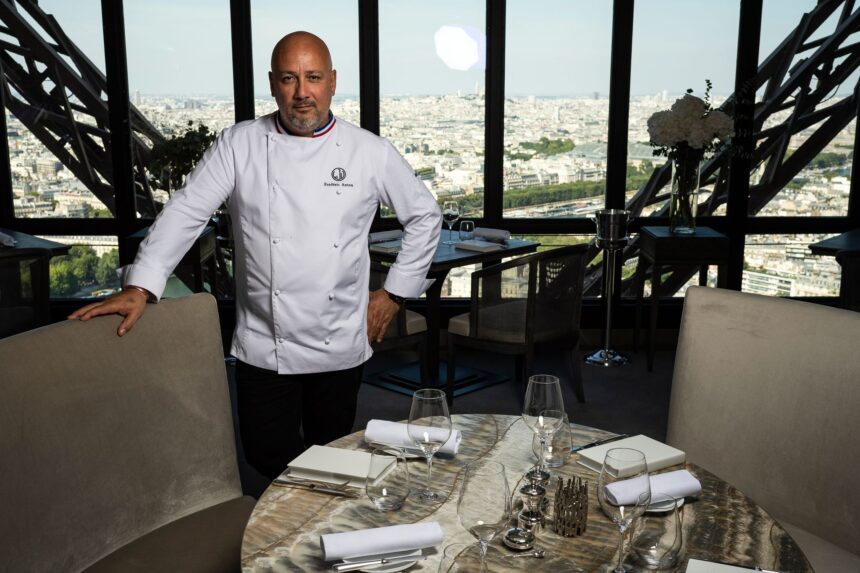 Frédéric Anton au Restaurant Le Jules Verne Tour Eiffel