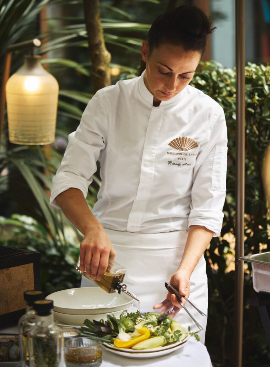 La Cheffe Nina Haradji Au Mandarin Oriental Paris