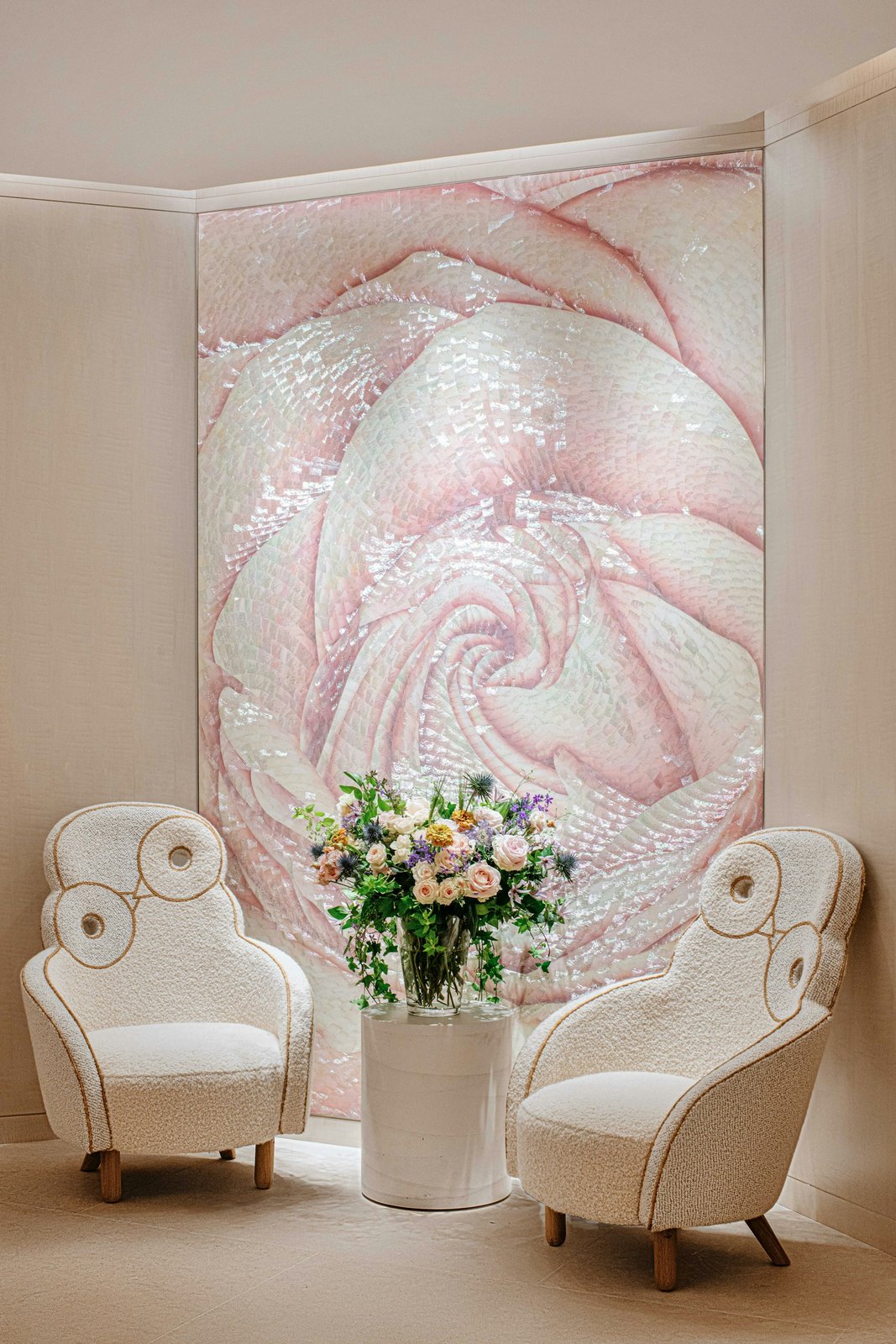 Salon du Dior Spa au Cheval Blanc Paris, l'un des plus beaux spas de luxe de Paris