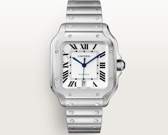 cartier-santos-officiel Montre Santos de Cartier en acier