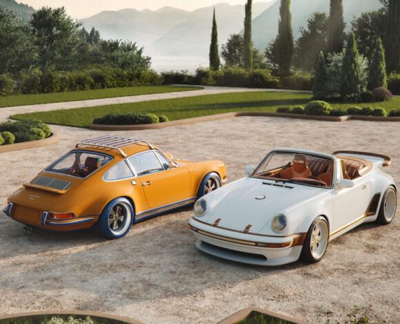 Les deux Porsche 911 Louis Vuitton x Singer présentées à Pebble Beach
