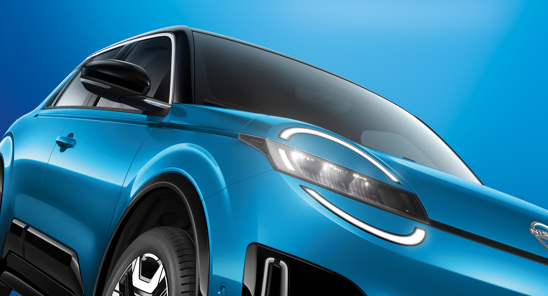Projecteur circulaire et signature lumineuse de la Nissan Micra électrique 2026