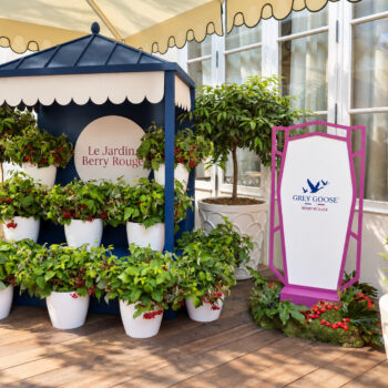 Le Jardin Berry Rouge at Mimosa — Grey Goose Le Jardin Berry Rouge botanical installation at Mimosa, Paris