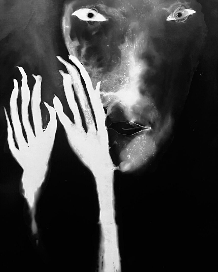 Ai Huang silver-gelatin self-portrait, Kabrala exhibition