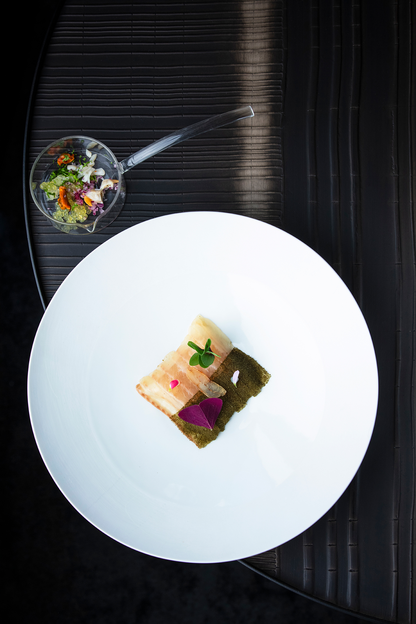 Assiette d’omble de Cédric Burtin